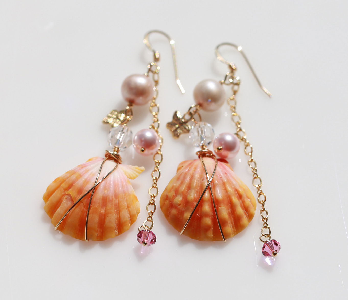 Sunriseshell earrings☆サンライズのピアス | MASAMI HAWAII